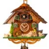 Quartz Cuckoo ClockBlack Forest House With Music, Moving Wanderer And Mill-wheel -Modern cuckoo clocks Store en 44412 qm