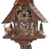 Cuckoo ClockBlack Forest House With Forest Scene And Moving Hunter -Modern cuckoo clocks Store ho 6209t