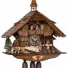 Cuckoo ClockBlack Forest House, Turning Mill-wheel -Modern cuckoo clocks Store ho 86230t