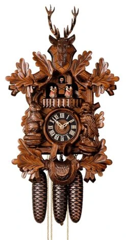 Cuckoo ClockHunting Clock, Sitting Animals