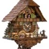 Cuckoo ClockBlack Forest House With Forest Scene And Moving Hunter And Turning Mill-wheel 2 Cuckoo ClockBlack Forest House With Forest Scene And Moving Hunter And Turning Mill-wheel -Modern cuckoo clocks Store ho 86740t