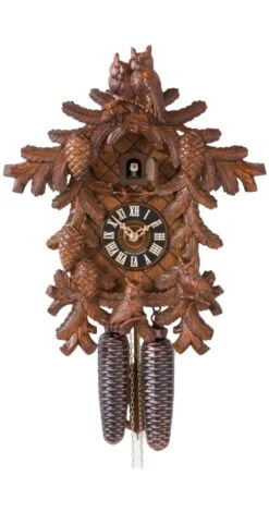 Cuckoo Clock4 Owls