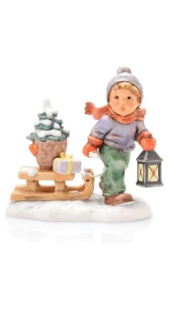 Hummel Figurine Christmas Is Coming, Original MI Hummel Collection, Gift-boxed