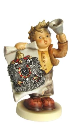 Hummel Figurine Proclamation W/village Or Country Motive, Original MI Hummel Collection, Gift-boxed
