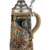 German Beer Stein Munich Hofbräuhaus München HB Relief Stein 0.5 Liter Tankard, Beer Mug King Werk KI 1000176 -Modern cuckoo clocks Store ki 1000176