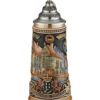 German Beer Stein Munich Hofbräuhaus München HB Relief Stein 0.25 Liter Tankard, Beer Mug King Werk KI 1000178 -Modern cuckoo clocks Store ki 1000178