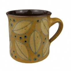 Cup Straight, Stoneware, Ceramics With Decor
