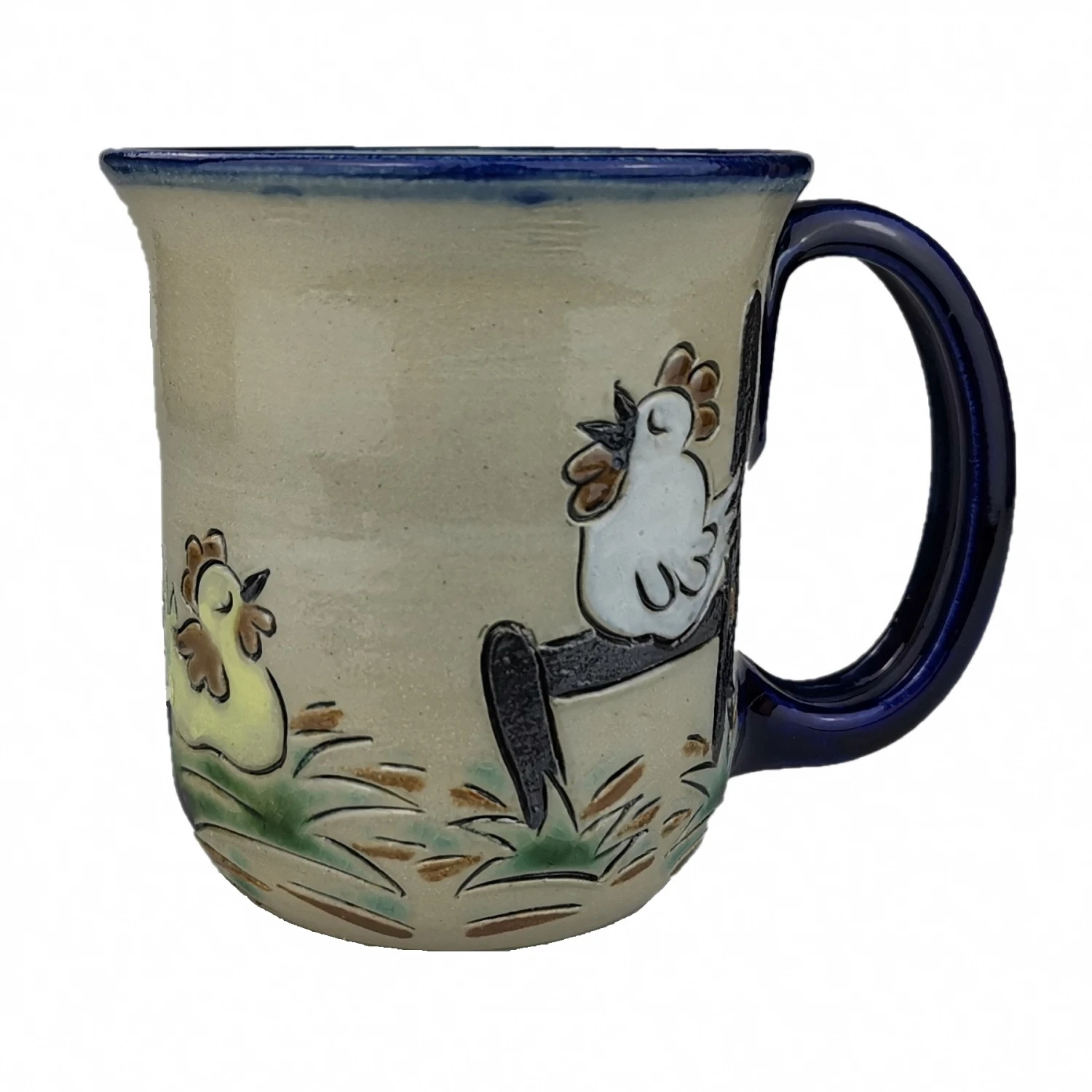 Cup, Handmade Salt-glazed Stoneware 3 Cup, Handmade Salt-glazed Stoneware