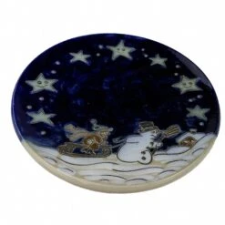 Dessert Plate, Handmade Salt-glazed Stoneware