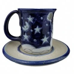 Coffee Set, Handmade Salt-glazed Stoneware