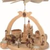 German Christmas Pyramid Old City Of Dresden, 1-tier, Height 35 Cm / 14 Inch, Natural, Original Erzgebirge By Mueller Seiffen 1 German Christmas Pyramid Old City Of Dresden, 1-tier, Height 35 Cm / 14 Inch, Natural, Original Erzgebirge By Mueller Seiffen -Modern cuckoo clocks Store mu 10379