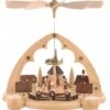 German Christmas Pyramid Arch Village Of Seiffen, 1-tier, Height 36 Cm / 14 Inch, Natural, Original Erzgebirge By Mueller Seiffen 2 German Christmas Pyramid Arch Village Of Seiffen, 1-tier, Height 36 Cm / 14 Inch, Natural, Original Erzgebirge By Mueller Seiffen -Modern cuckoo clocks Store mu 10380