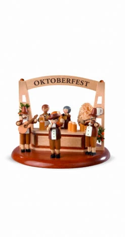 Motif Platform For Electronic Music Boxes, Oktoberfest, Original Erzgebirge By Mueller Seiffen