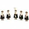 5 Figurines Carolers, Height 5 Cm / 2 Inch, Natural, Original Erzgebirge By Mueller Seiffen 2 5 Figurines Carolers, Height 5 Cm / 2 Inch, Natural, Original Erzgebirge By Mueller Seiffen -Modern cuckoo clocks Store mu 28106