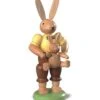 Easter Bunny, Male, Father With Little Child, Height 11 Cm / 4 Inch, Coloured, Original Erzgebirge By Mueller Seiffen 1 Easter Bunny, Male, Father With Little Child, Height 11 Cm / 4 Inch, Coloured, Original Erzgebirge By Mueller Seiffen -Modern cuckoo clocks Store mu 42163