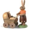 Easter Bunny, Female, Mother With Buggy, Height 11 Cm / 4 Inch, Coloured, Original Erzgebirge By Mueller Seiffen 1 Easter Bunny, Female, Mother With Buggy, Height 11 Cm / 4 Inch, Coloured, Original Erzgebirge By Mueller Seiffen -Modern cuckoo clocks Store mu 42165