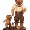 Bear, Male With Playing Child, Height 10 Cm / 4 Inch, Original Erzgebirge By Mueller Seiffen 1 Bear, Male With Playing Child, Height 10 Cm / 4 Inch, Original Erzgebirge By Mueller Seiffen -Modern cuckoo clocks Store mu 45166