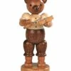 Bear, Male, Carver, Height 10 Cm / 4 Inch, Original Erzgebirge By Mueller Seiffen