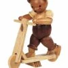 Bear, Male On Scooter, Height 10 Cm / 4 Inch, Original Erzgebirge By Mueller Seiffen 1 Bear, Male On Scooter, Height 10 Cm / 4 Inch, Original Erzgebirge By Mueller Seiffen -Modern cuckoo clocks Store mu 45182