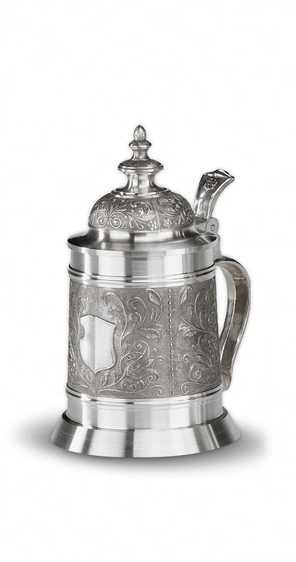 Pewter Beer Mug Nuremburg Pfeffersäcke (Pepper Bags) 3 Pewter Beer Mug Nuremburg Pfeffersäcke (Pepper Bags)