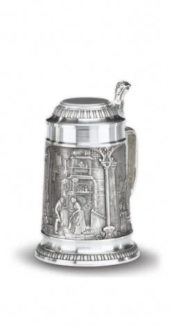 Beer Stein 0,5 Liter With A Flat Lid