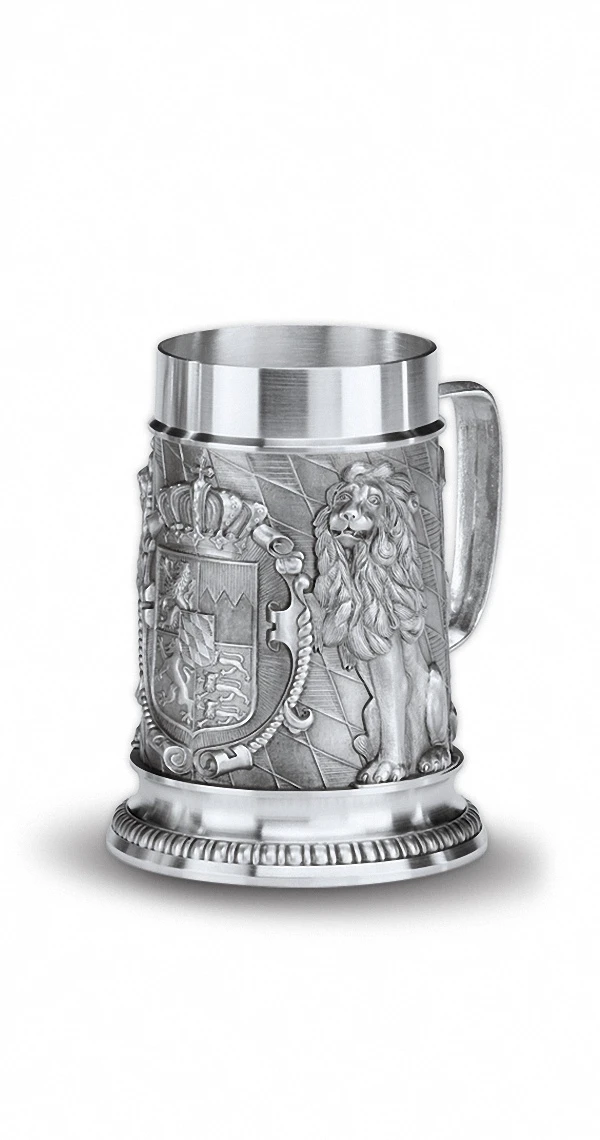 Bavaria 0.5 Liter Beer Stein Without Lid 3 Bavaria 0.5 Liter Beer Stein Without Lid