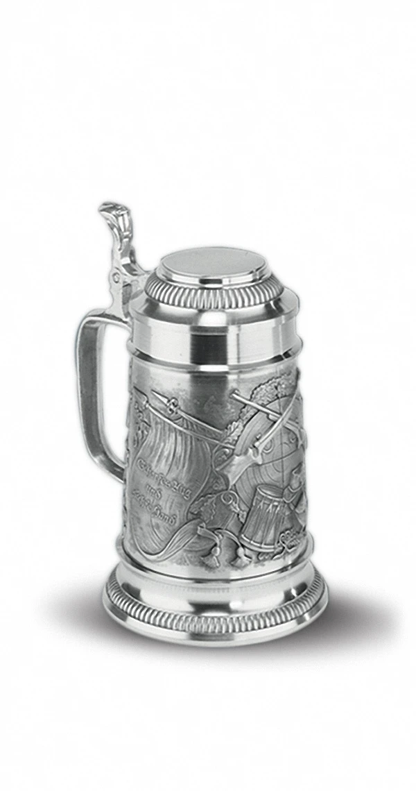 Beer Stein 0.5 Liter With Flat Lid 3 Beer Stein 0.5 Liter With Flat Lid