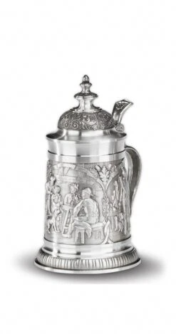 Defregger 0.5 Liter Beer Stein With A Pointed Lid