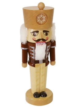 German Nutcracker Natural, Height 30 Cm / 12 Inch, Original Erzgebirge By Richard Glaesser Seiffen