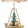 German Christmas Pyramid Angels, Height 28 Cm / 11 Inch, Natural, Original Erzgebirge By Richard Glaesser Seiffen -Modern cuckoo clocks Store rg 01665