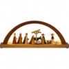 German Candle Arch LED Nativity Scene, Length 40 Cm / 16 Inch, Natural, Electrically Illuminated, Original Erzgebirge By Richard Glaesser Seiffen 1 German Candle Arch LED Nativity Scene, Length 40 Cm / 16 Inch, Natural, Electrically Illuminated, Original Erzgebirge By Richard Glaesser Seiffen -Modern cuckoo clocks Store rg 1091