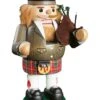 German Nutcracker Scottish Man With Bagpipes, Height 33 Cm / 13 Inch, Erzgebirge By Richard Glaesser Seiffen -Modern cuckoo clocks Store rg 12727