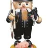 German Nutcracker Chimney Sweep, Height 32 Cm / 13 Inch, Original Erzgebirge By Richard Glaesser Seiffen 1 German Nutcracker Chimney Sweep, Height 32 Cm / 13 Inch, Original Erzgebirge By Richard Glaesser Seiffen -Modern cuckoo clocks Store rg 12748