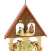 German Christmas Pyramid, Height 36 Cm / 14 Inch, Original Erzgebirge By Richard Glaesser Seiffen -Modern cuckoo clocks Store rg 16293