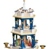 German Christmas Pyramid Nativity Scene, 2-tier, Height 40 Cm / 16 Inch, Original Erzgebirge By Richard Glaesser Seiffen 1 German Christmas Pyramid Nativity Scene, 2-tier, Height 40 Cm / 16 Inch, Original Erzgebirge By Richard Glaesser Seiffen -Modern cuckoo clocks Store rg 16727