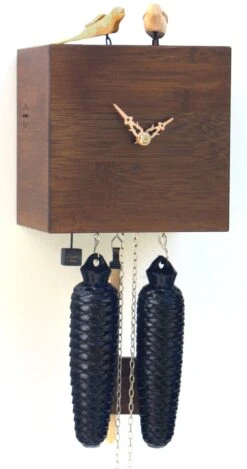 Modern Cuckoo Clock8 Day Running Time, Bamboo