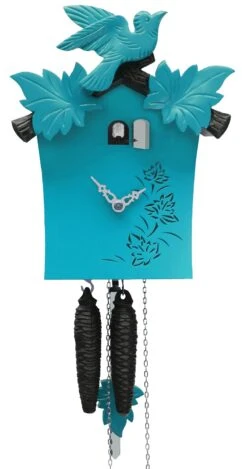 Modern Cuckoo Clock1 Day Running Time, Coloured Cuckoo