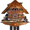 Cuckoo ClockBlack Forest House With Moving Beer Drinkers And Mill Wheel 1 Cuckoo ClockBlack Forest House With Moving Beer Drinkers And Mill Wheel -Modern cuckoo clocks Store sc 8tmt 1019 9