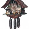 Cuckoo ClockBlack Forest House, 2 Beer Drinkers, Moving Mill Wheel 1 Cuckoo ClockBlack Forest House, 2 Beer Drinkers, Moving Mill Wheel -Modern cuckoo clocks Store sc 8tmt 5523 9