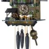 Cuckoo ClockBlack Forest House With 4 Moving Beer Drinkers And Mill Wheel -Modern cuckoo clocks Store sc mt 4407 10