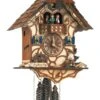 Cuckoo ClockBlack Forest House With Moving Wood Chopper -Modern cuckoo clocks Store sc mt 6575 9