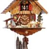 Cuckoo ClockBlack Forest House With Moving Beer Drinkers, Black Forest Woman Andturning Mill-wheel -Modern cuckoo clocks Store sc mt 698 9