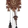 Quartz Cuckoo Clock5 Leaves, Bird, With Music SC Q 70/9 -Modern cuckoo clocks Store sc q 70 9