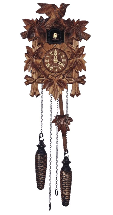 Quartz Cuckoo Clock5 Leaves, Bird, With Music SC Q 70/9 3 Quartz Cuckoo Clock5 Leaves, Bird, With Music SC Q 70/9