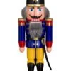 German Nutcracker Soldier Blue, Height 37 Cm / 15 Inch, Original Erzgebirge By Seiffener Volkskunst SV 11205/2 -Modern cuckoo clocks Store sv 11205 2