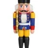 German Nutcracker King Blue, Height 29 Cm / 11 Inch, Original Erzgebirge By Seiffener Volkskunst SV 11301/2 -Modern cuckoo clocks Store sv 11301 2