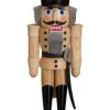 German Nutcracker Hussar Natural, Height 28cm / 11 Inch, Original Erzgebirge By Seiffener Volkskunst SV 11302/8 -Modern cuckoo clocks Store sv 11302 8