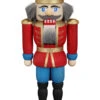 German Nutcracker King Red, Height 12 Cm / 5 Inch, Original Erzgebirge By Seiffener Volkskunst SV 11401/1