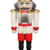 German Nutcracker King White, Height 12 Cm / 5 Inch, Original Erzgebirge By Seiffener Volkskunst SV 11401/3 -Modern cuckoo clocks Store sv 11401 3