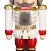 German Nutcracker King White-red, Height 20 Cm / 9 Inch, Original Erzgebirge By Seiffener Volkskunst SV 11469 1 German Nutcracker King White-red, Height 20 Cm / 9 Inch, Original Erzgebirge By Seiffener Volkskunst SV 11469 -Modern cuckoo clocks Store sv 11469